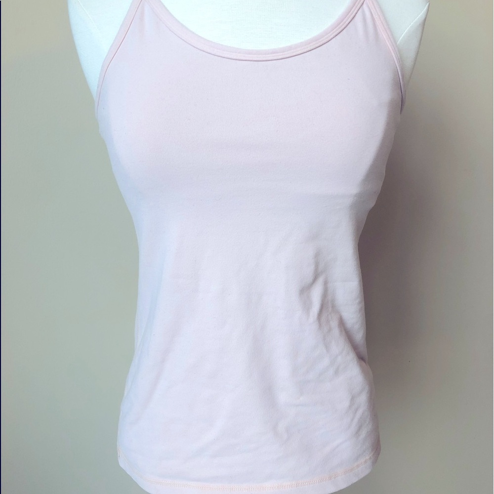 Pretty baby pink Lululemon workout top size 6.